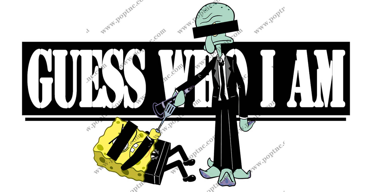 探索神秘裁片印花服装:海绵宝宝与章鱼哥的趣味对决