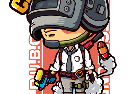 独特设计:绝地求生主题裁片印花服装印花