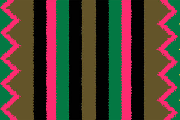 时尚几何图案服装印花面料,展现个性与活力