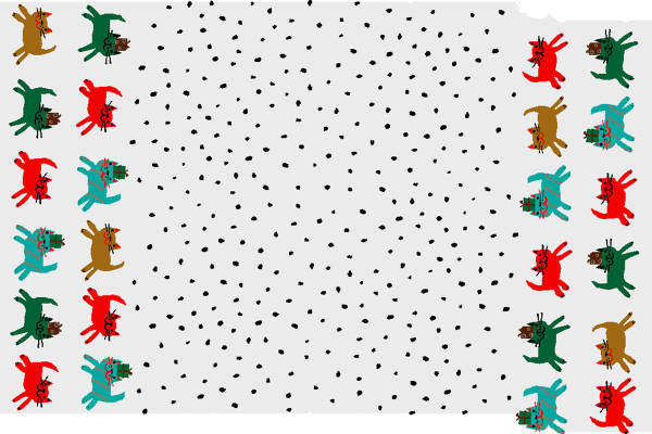 多彩卡通青蛙面料印花,创意服装印花设计