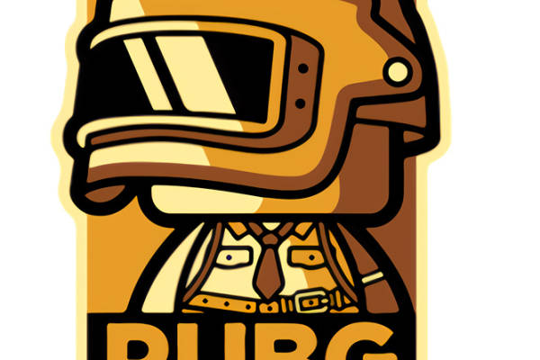 时尚潮流PUBG裁片印花服装印花设计