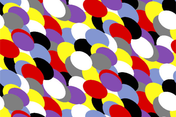 多彩抽象图案面料印花，时尚服装印花设计