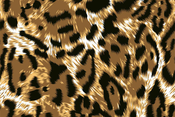 时尚豹纹面料印花，服装印花设计新趋势