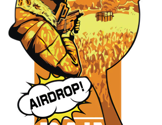 军事风格裁片印花服装:Pain Killer Airdrop设计