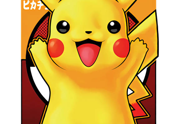 皮卡丘主题裁片印花服装 活力四射的动漫风格服装印花