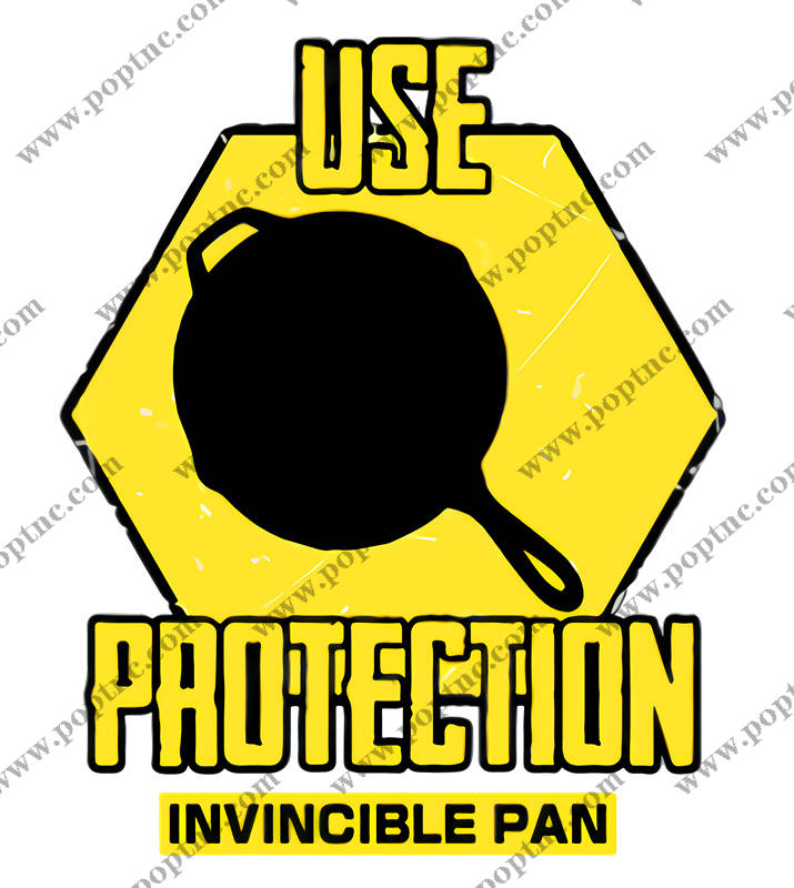 使用保护:无敌平底锅裁片印花服装