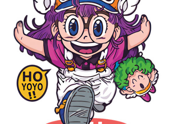 经典动漫裁片印花服装:阿拉蕾与小绿的欢乐冒险