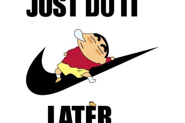 趣味创意裁片印花服装：Just Do It Later幽默设计