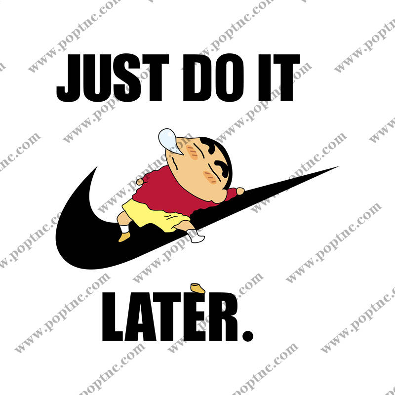 趣味创意裁片印花服装:Just Do It Later幽默设计