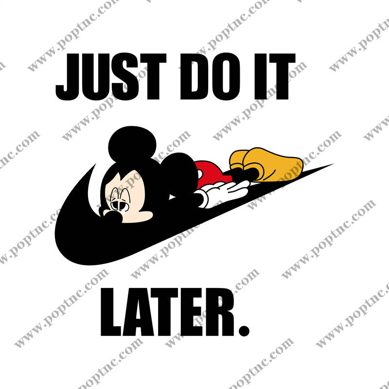 创意裁片印花服装:Just Do It Later幽默设计