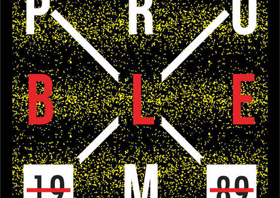 经典黑色背景裁片印花服装,复古风格1989年纪念款