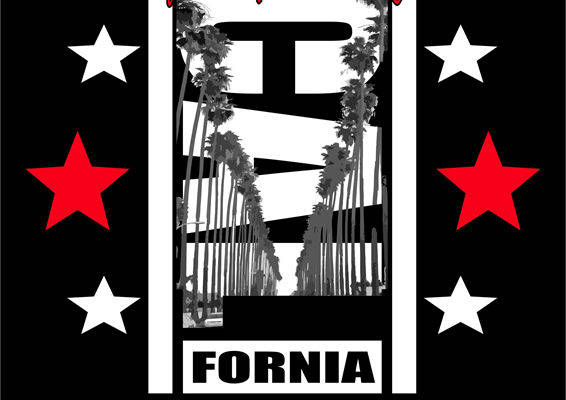 洛杉矶城市风光裁片印花服装,展现加州时尚魅力