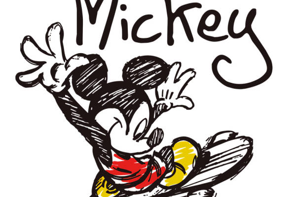 经典米奇裁片印花服装，复古风格与现代时尚的完美结合