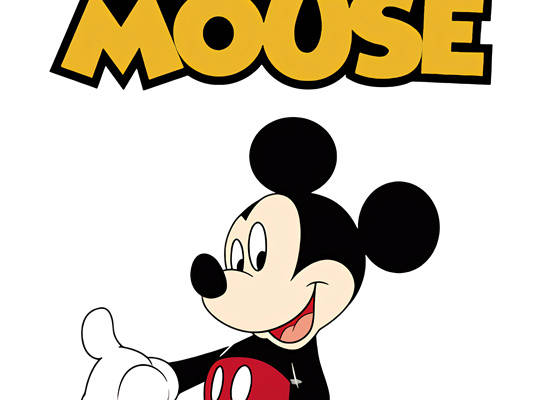 迪士尼经典米奇老鼠裁片印花服装印花设计