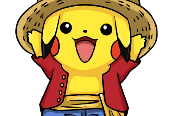 时尚皮卡丘裁片印花服装印花设计