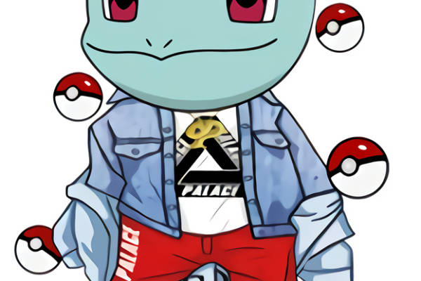 时尚潮流裁片印花服装印花设计，打造个性宝可梦风格