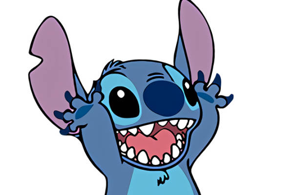 史迪奇裁片印花服装 可爱卡通角色服装印花设计