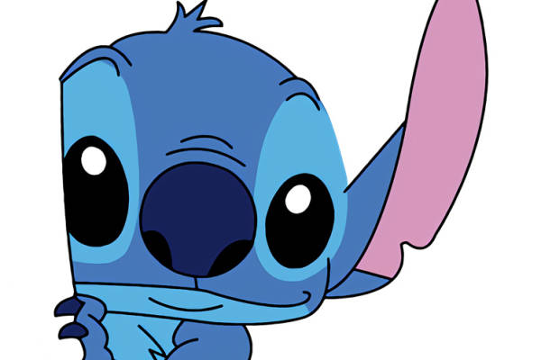 可爱卡通史迪奇裁片印花服装印花设计