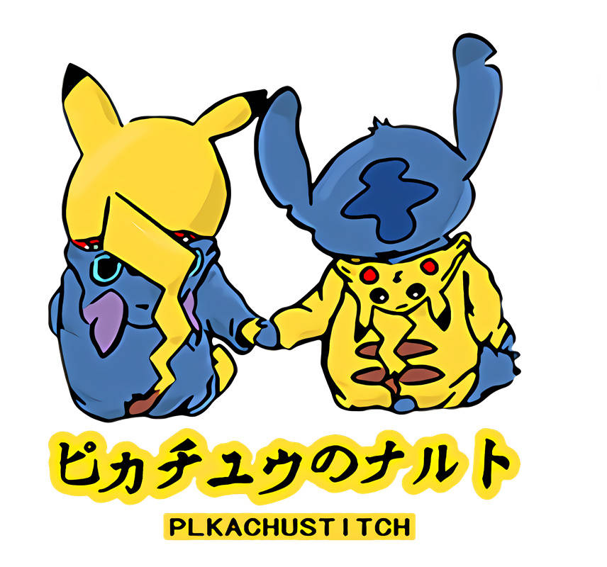 创意皮卡丘裁片印花服装印花设计