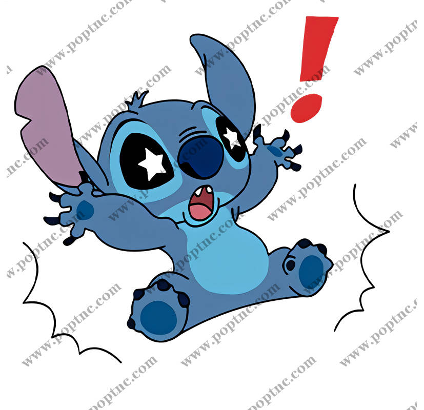 活泼可爱史迪奇裁片印花服装,打造个性时尚风格