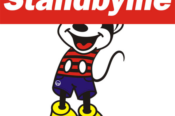 经典卡通裁片印花服装:'Stand by me'主题时尚印花T恤