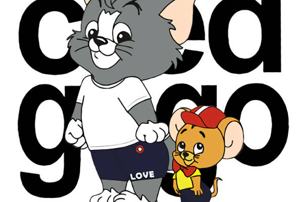 时尚亲子装裁片印花服装印花设计