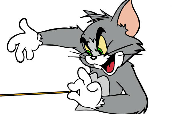 经典卡通猫裁片印花服装,趣味十足的服装印花设计