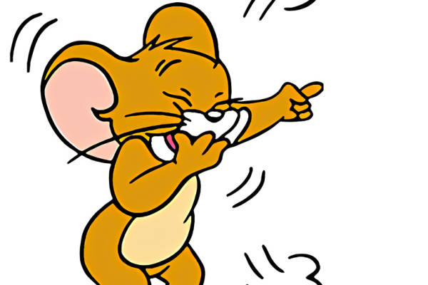 可爱卡通老鼠裁片印花服装 趣味动物图案服装印花设计