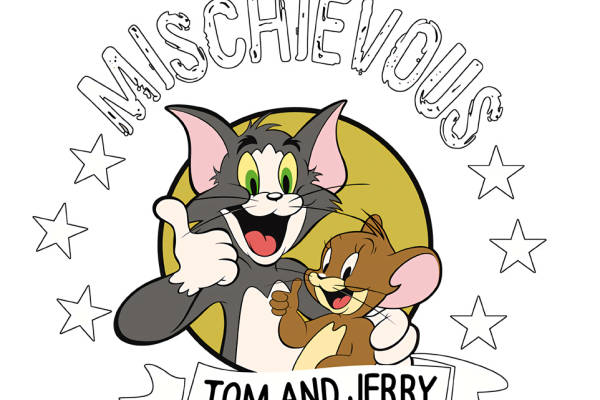 经典卡通裁片印花服装：汤姆和杰瑞的欢乐世界