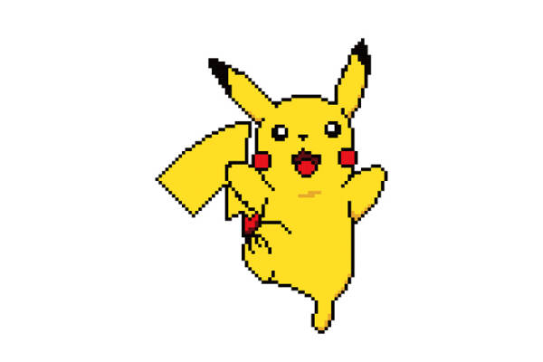 经典皮卡丘裁片印花服装：像素风格时尚潮流