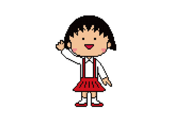 经典卡通角色小丸子裁片印花服装印花设计