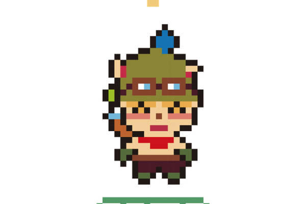 像素风格林克裁片印花服装印花设计