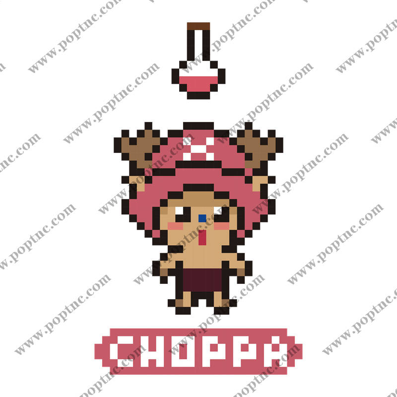 创意像素风格裁片印花服装印花设计,展现独特个性