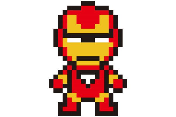 经典像素风格裁片印花服装：复古游戏角色印花T恤