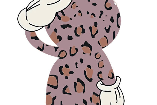 时尚豹纹裁片印花服装,展现个性与自由的潮流选择