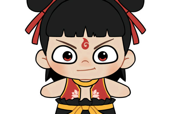 时尚潮流卡通哪吒裁片印花服装印花设计