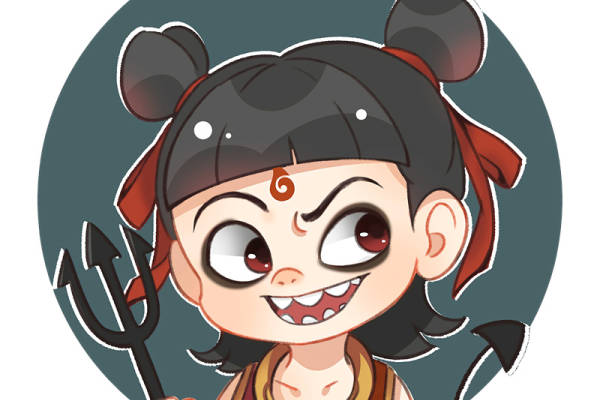 时尚中国风哪吒裁片印花服装印花设计