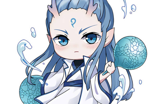 梦幻水元素精灵裁片印花服装印花设计