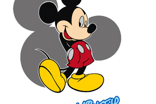 经典卡通裁片印花服装：米奇老鼠图案服装印花设计