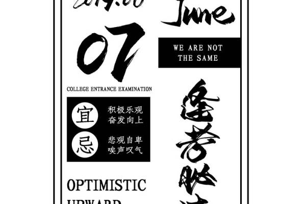 2019年6月7日高考主题裁片印花服装印花设计