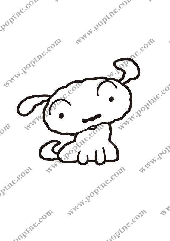 可爱小狗裁片印花服装 萌趣卡通图案服装印花设计