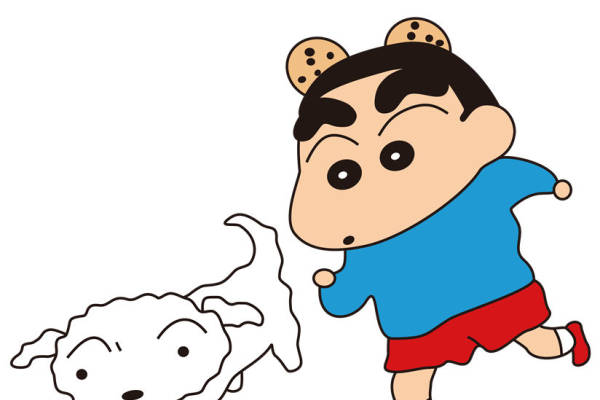 可爱卡通小男孩与小狗裁片印花服装印花设计