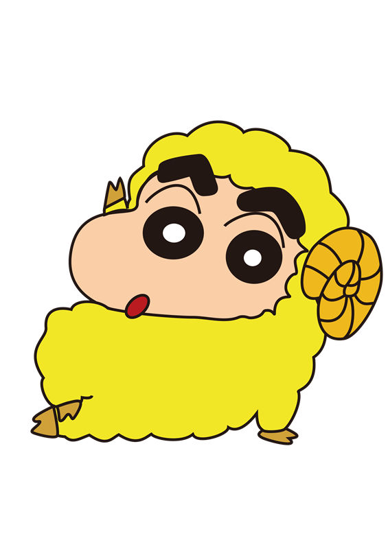 可爱卡通小羊裁片印花服装，趣味儿童服装印花设计