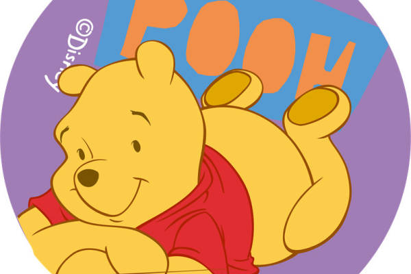 经典卡通小熊维尼裁片印花儿童服装印花设计