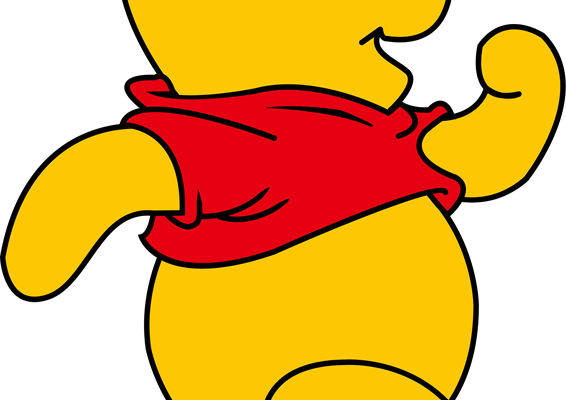 经典卡通小熊裁片印花服装印花设计