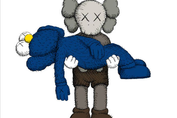 街头风格卡通熊裁片印花服装印花设计