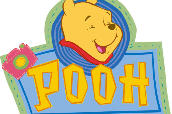 经典卡通角色小熊维尼裁片印花服装印花设计