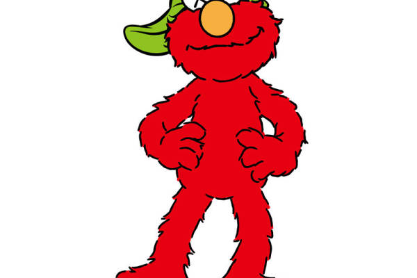 经典卡通角色裁片印花服装，趣味十足儿童服装印花设计