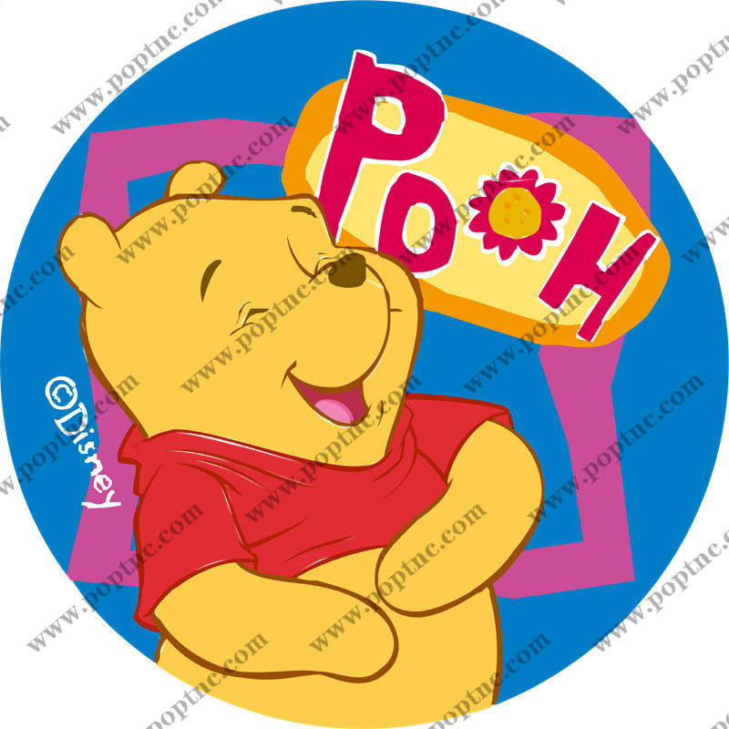 迪士尼经典角色小熊维尼裁片印花服装印花设计