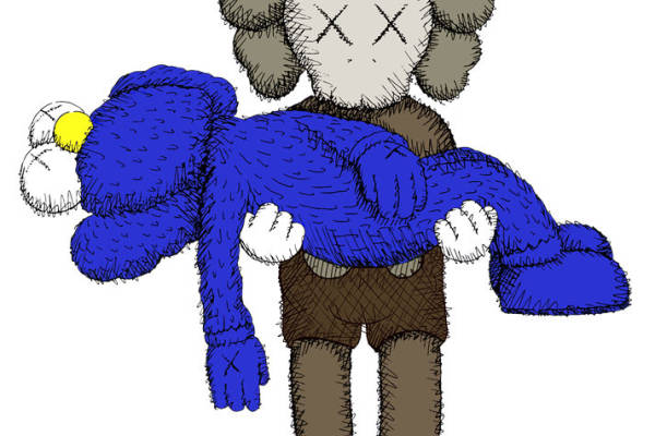 创意卡通裁片印花服装：可爱玩偶熊与小鸡图案